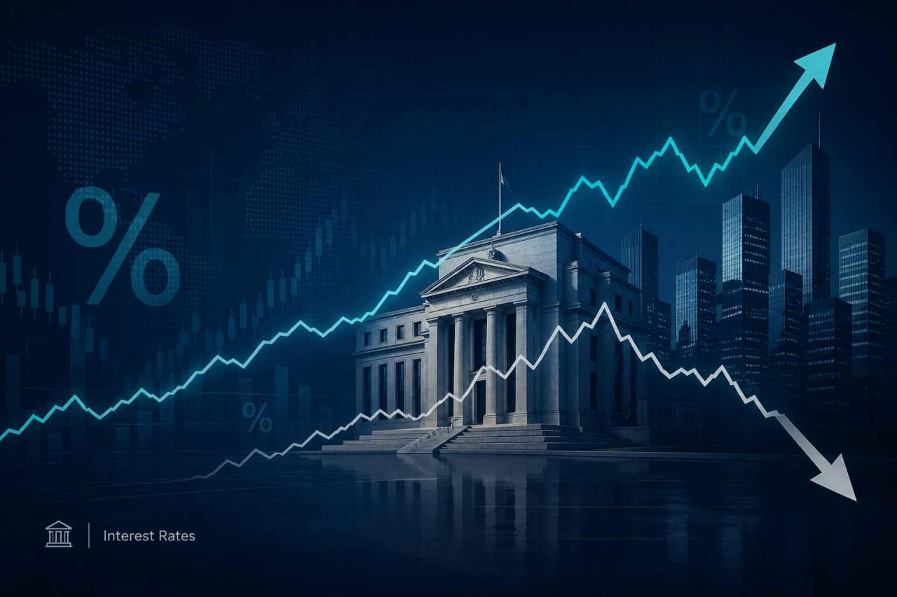 الأسواق المالية وأسعار الفائدة في ظل قرارات البنوك المركزية